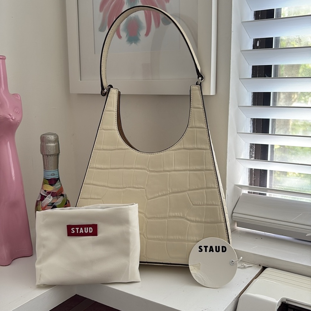 Staud Rey Bag Cream